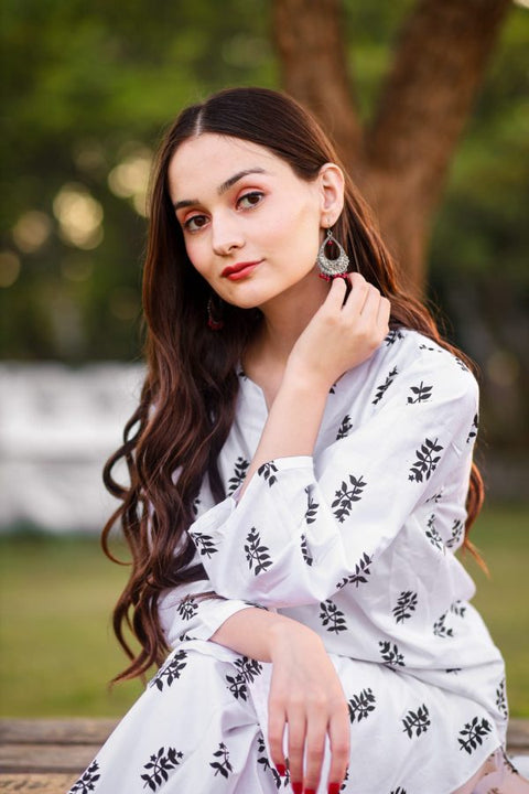 2 Pcs Women’s Stitched Star Print Casual Wear For Girls