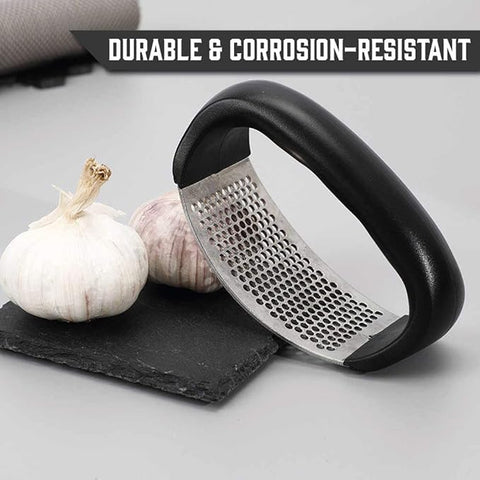 Garlic Press Rocker - Stainless Steel Garlic Press, Versatile Garlic Crusher