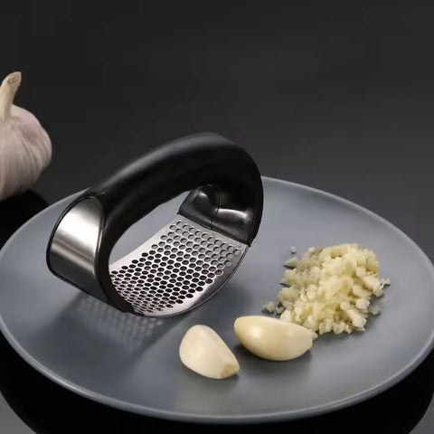 Garlic Press Rocker - Stainless Steel Garlic Press, Versatile Garlic Crusher