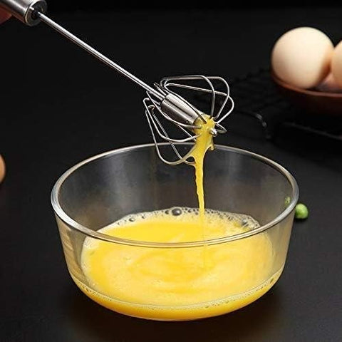 Hand Pressure Semi-Automatic Egg Beater Kitchen Accessories Tools Self Turning Cream Utensils Whisk Manual Mixer