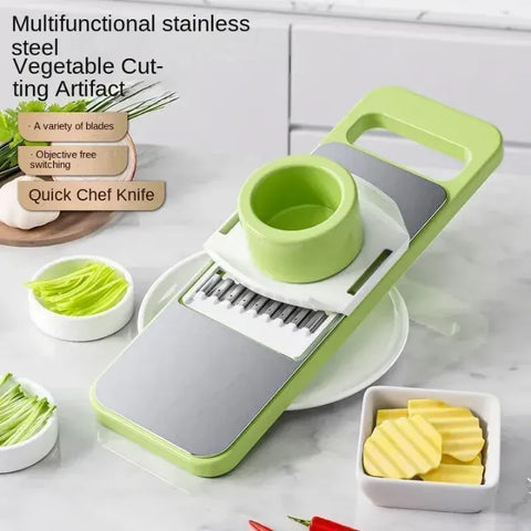 5in1 Vegetable Cutter | Multifunctional Stainless Steel Vegetable Cutter & Slicer | Kitchen Tool