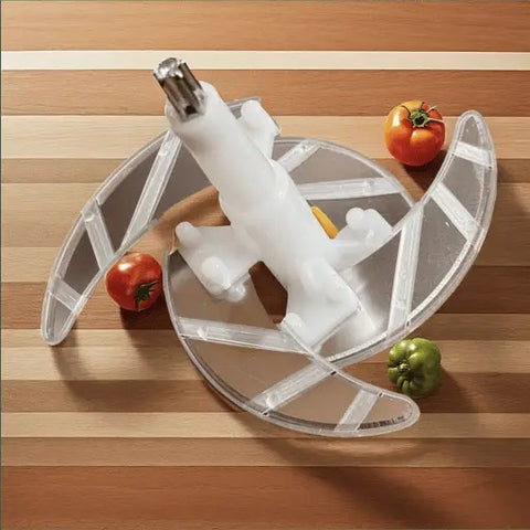 2L Manual Food Chopper | Stainless Steel Push Chopper | Kitchen Multi-purpose Vegetable and Nuts Chopper