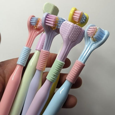 3-sided Triple Angle Toothhugger Training Toothbrush, Ultra Soft Bristles, Toddler And Autistic Oral Care