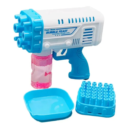 36 / 8 Hole Bazooka Bubble Water Gun | Bazooka Water Bubble Gun Toy For Kids, Toddlers | Out Door Fun Water Spray Gun