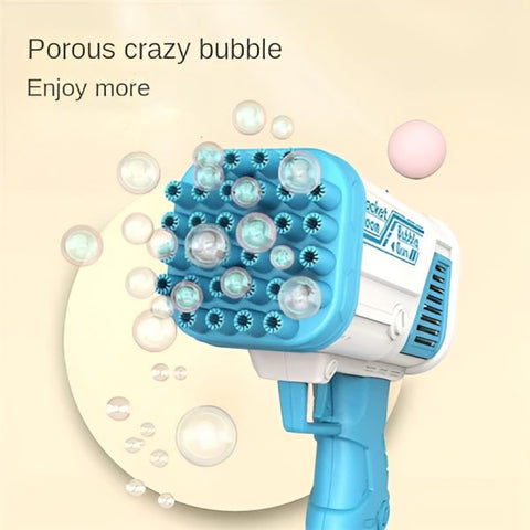 36 / 8 Hole Bazooka Bubble Water Gun | Bazooka Water Bubble Gun Toy For Kids, Toddlers | Out Door Fun Water Spray Gun