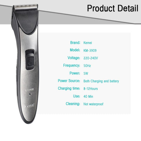 Rechargeable Electric Hair Trimmer & Clipper