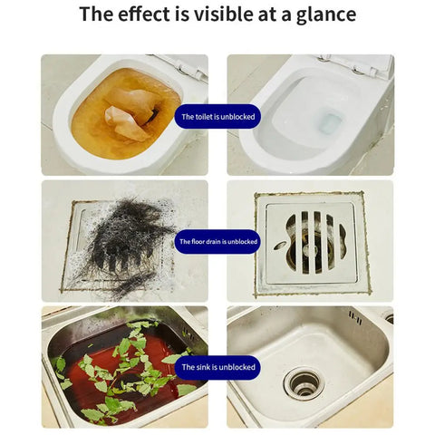 Multipurpose Drain Cleaner – Powerful Pipeline Dredging Agent for Kitchen Sink & Bathroom