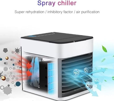 Arctic Air Ultra Portable Home Air Cooler | Portable Personal Air Conditioner, Mini Usb 3 In 1 Air Cooler (USB Operated)
