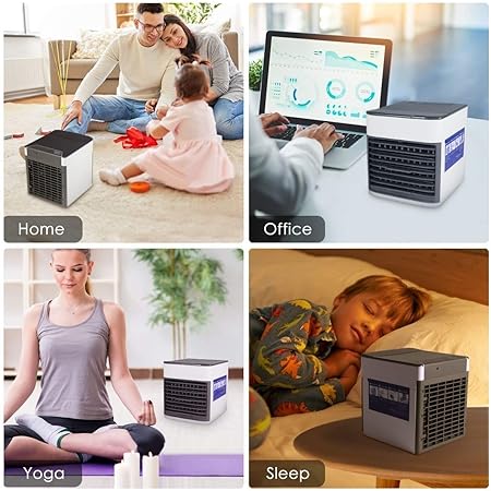 Arctic Air Ultra Portable Home Air Cooler | Portable Personal Air Conditioner, Mini Usb 3 In 1 Air Cooler (USB Operated)