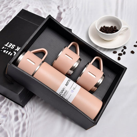 High Quality Food Grade Stainless Steel Vacuum Flask Set