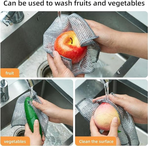 Dish Washing Cleaning Cloth | Wire Dish Washing Rugs