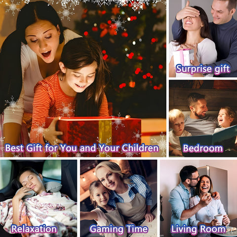 LED Galaxy Projector Light With Bluetooth Speaker