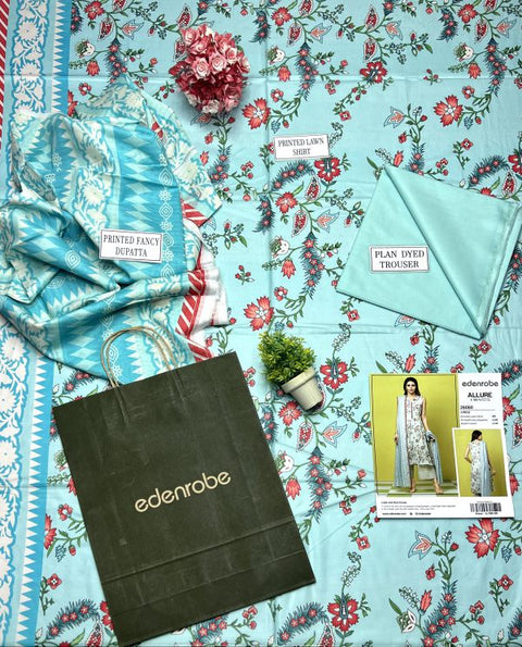 Edenrobe Lawn | Unstitched Collection 3 Pieces