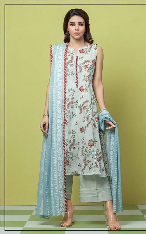 Edenrobe Lawn | Unstitched Collection 3 Pieces