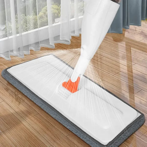 Multifunctional Floor 360 Degree Mop With Removable Washable Cleaning Pad And Integrated Water Spray Mechanism