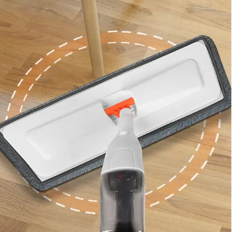 Multifunctional Floor 360 Degree Mop With Removable Washable Cleaning Pad And Integrated Water Spray Mechanism