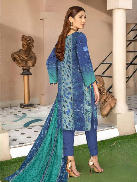 Munarq By Nisha Designer Lawn | Unstitched Collection 3 Pieces Party Wear