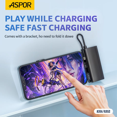 Aspor A351/A352 5000mAh Mini Pocket Power Bank