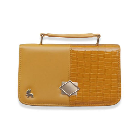 Women’s Stylish Leather Hand Bag With Top Handle And Long Strap