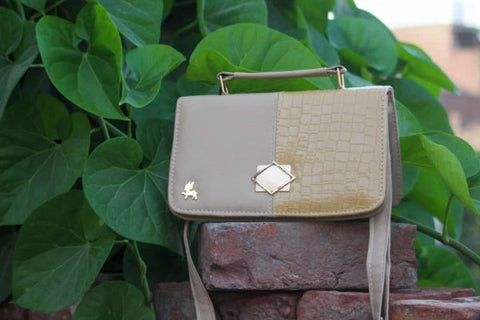 Women’s Stylish Leather Hand Bag With Top Handle And Long Strap